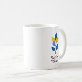 ウクライナの平和 – コーヒーマグ コーヒーマグカップ (正面右)