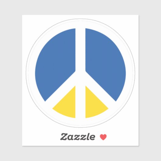 ウクライナの平和 シール (シート)