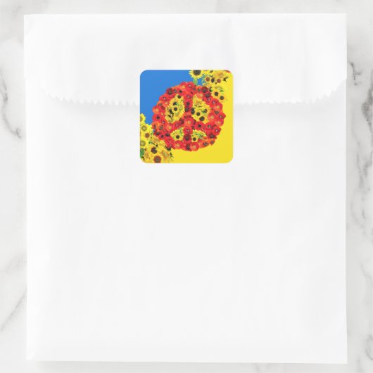 ウクライナの平和！ スクエアシール (バッグ)