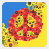 ウクライナの平和！ スクエアシール (正面)