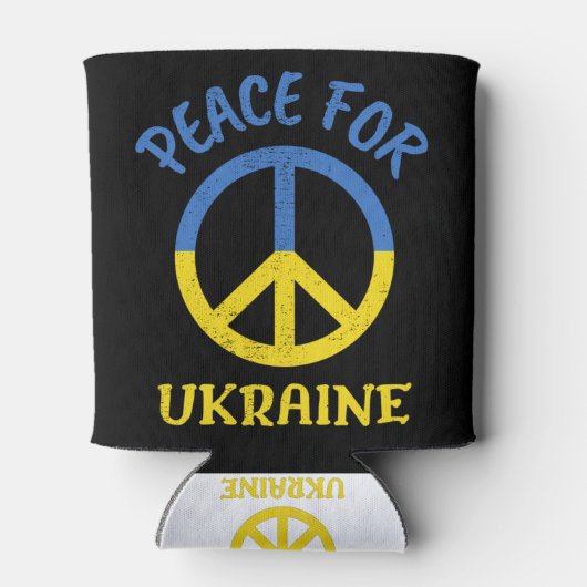 ウクライナの平和 缶クーラー (裏面)