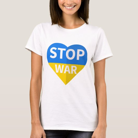 ウクライナの平和Tシャツ Tシャツ (正面)