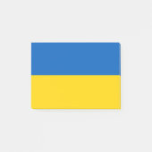 ウクライナの後it®ノートの旗 ポストイット (正面)
