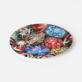 ウクライナの復活祭の卵 ペーパープレート (アングル)