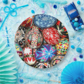 ウクライナの復活祭の卵 ペーパープレート (パーティー)