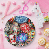ウクライナの復活祭の卵 ペーパープレート (パーティー)