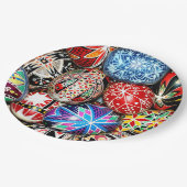 ウクライナの復活祭の卵 ペーパープレート (アングル)