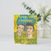 ウクライナの慈善団体を支持するクリスマスカード シーズンカード (スタンド正面)