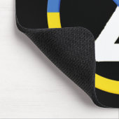 ウクライナの抵抗記号Iはウクライナと共に立つ マウスパッド (コーナー)