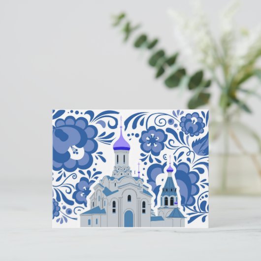 ウクライナの教会のキエフのポストカード ポストカード (スタンド正面)