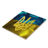 ウクライナの旗およびTryzub タイル (側面)