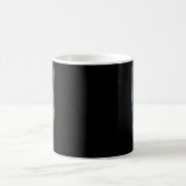 ウクライナの旗と三叉鉾 ウクライナ人 1 コーヒーマグカップ (中央)