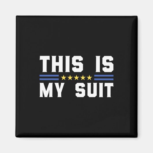 ウクライナの旗のジョークゼレンスキー氏の発言Tシャツ マグネット (正面)