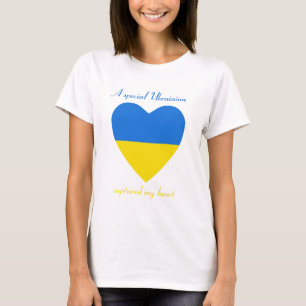 ウクライナの旗の恋人のTシャツ Tシャツ