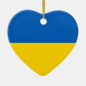 ウクライナの旗-ウクライナの旗- ПрапорУкраїни セラミックオーナメント (正面)