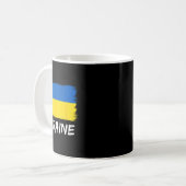 ウクライナの旗 ウクライナ 3  コーヒーマグカップ (正面左)