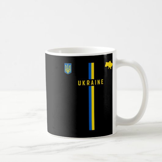 ウクライナの旗 コーヒーマグカップ (右)