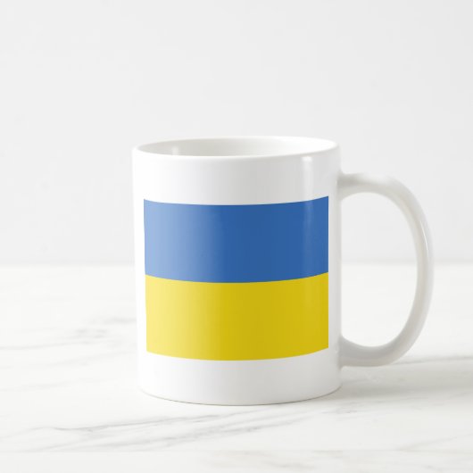 ウクライナの旗 コーヒーマグカップ (右)