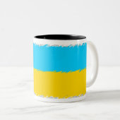 ウクライナの旗 ツートーンマグカップ (正面右)