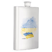 ウクライナの旗 フラスク (右)