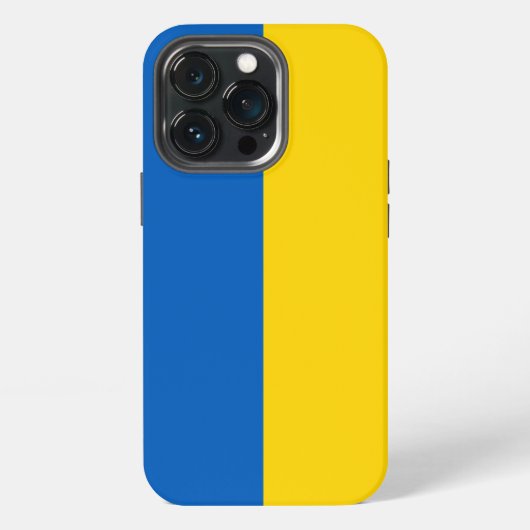 ウクライナの旗 iPhoneケース (裏面)