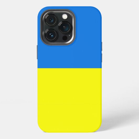 ウクライナの旗 iPhoneケース (裏面)