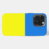 ウクライナの旗 iPhoneケース (裏面横)