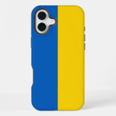 ウクライナの旗 iPhoneケース (裏面)