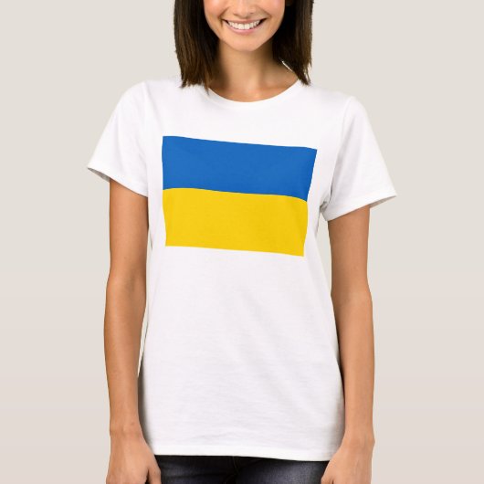 ウクライナの旗 Tシャツ (正面)