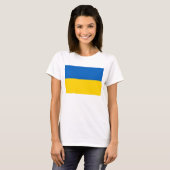 ウクライナの旗 Tシャツ (正面フル)