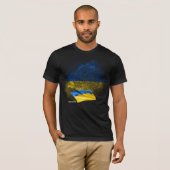 ウクライナの旗 Tシャツ (正面フル)