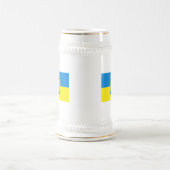 ウクライナの旗w COAのマグ ビールジョッキ (中央)