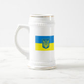 ウクライナの旗w COAのマグ ビールジョッキ (左)