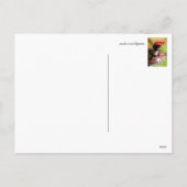 ウクライナの木製イースターヘン葉書 シーズンポストカード (裏面)