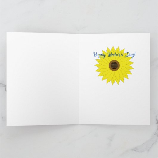 ウクライナの母の日 カード (内部)