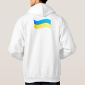 ウクライナの民俗Festのためのウクライナの旗 パーカ (裏面)