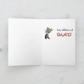 ウクライナの民芸を祝い、踊って下さい カード (内部)