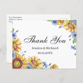 ウクライナの水彩画 サンクス ポストカード