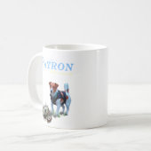 ウクライナの火工師の犬のパトロン コーヒーマグカップ (正面左)