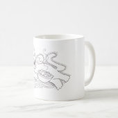 ウクライナの猫キツァ コーヒーマグカップ (正面右)