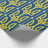 ウクライナの紋章付き外衣 ラッピングペーパー (角)