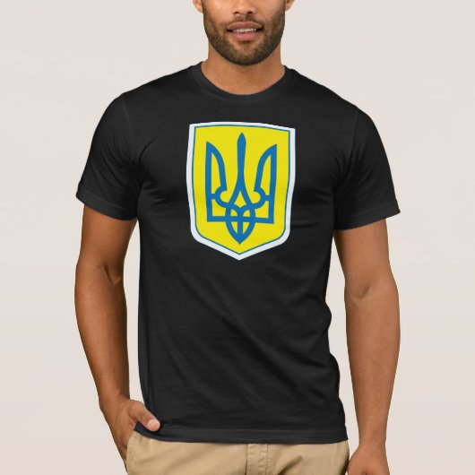 ウクライナの紋章付き外衣 Tシャツ (正面)