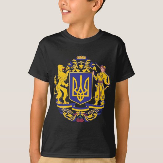ウクライナの紋章付き外衣 Tシャツ (正面)