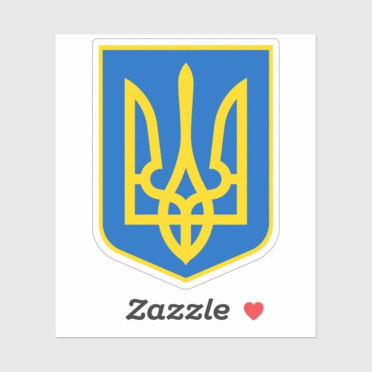 ウクライナの紋章 シール (シート)