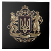 ウクライナの紋章 タイル (正面)