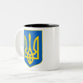 ウクライナの紋章 ツートーンマグカップ (正面左)