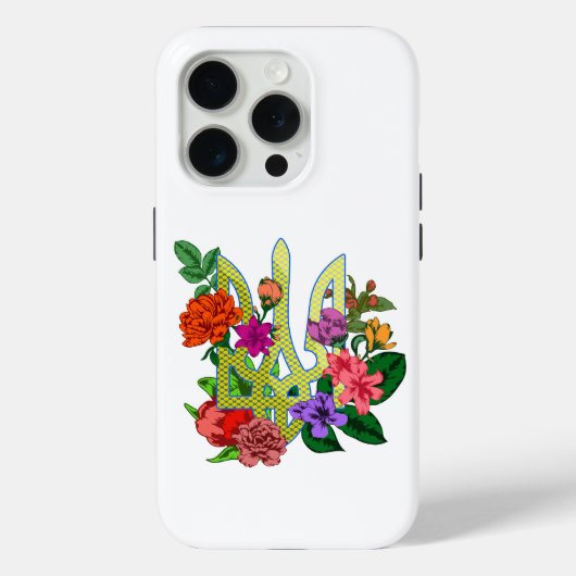 ウクライナの紋章 トライデント トリズブ 開花 Case-Mate iPhoneケース (裏面)