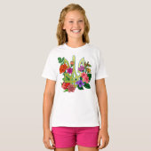 ウクライナの紋章 トライデント トリズブ 開花 Tシャツ (正面フル)