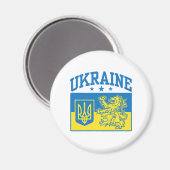 ウクライナの紋章 マグネット (正面/裏面)