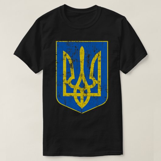 ウクライナの紋章 Tシャツ (デザイン正面)